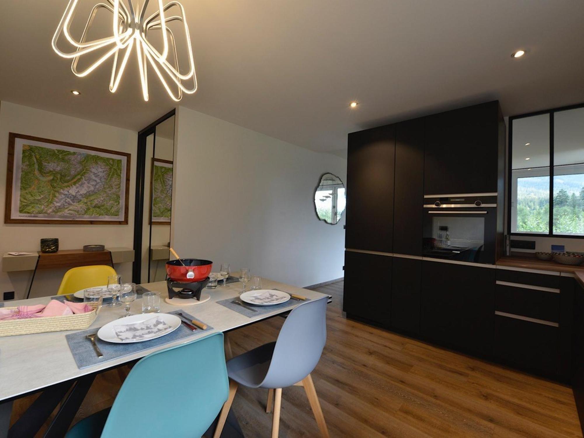 شقة T4 Renove Avec Vue Mont-Blanc, 4 Etoiles, Proche Centre, Parking - Fr-1-507-62 شامونكس المظهر الخارجي الصورة